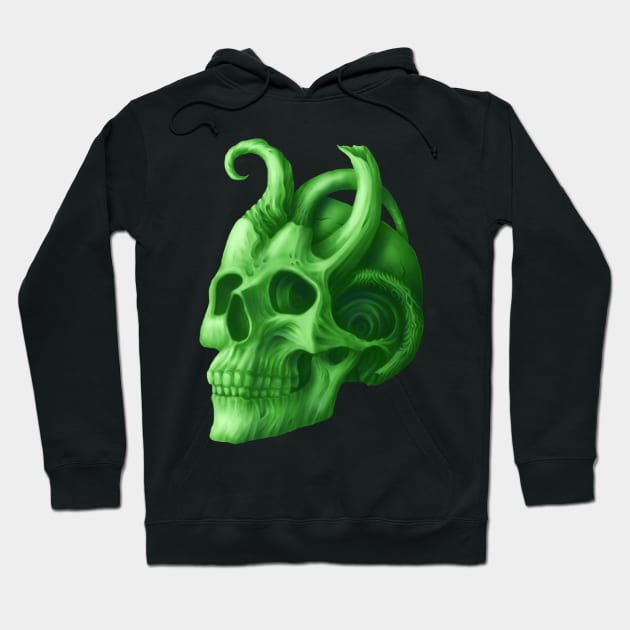 art skull Hoodie by Hedgeh0g